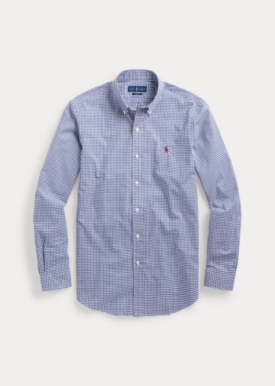 Men's Polo Ralph Lauren Classic Fit Gingham Shirts | 619085MNJ